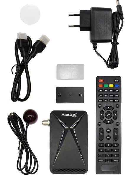 Amstrad 120 Hd - Mini Hd Uydu Alıcısı - ( Kanallar Yüklü - Tkgs - USB - HDMI ) - 5