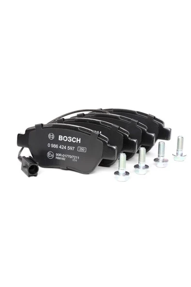 Bosch Fiat Linea 1.3 Jtd 2007 - 2017 Ön Fren Balata Takımı - - 3