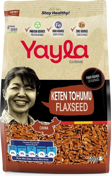 Yayla 500 gr Gurme Keten Tohumu En Popüler 2. Bitkisel Tohum