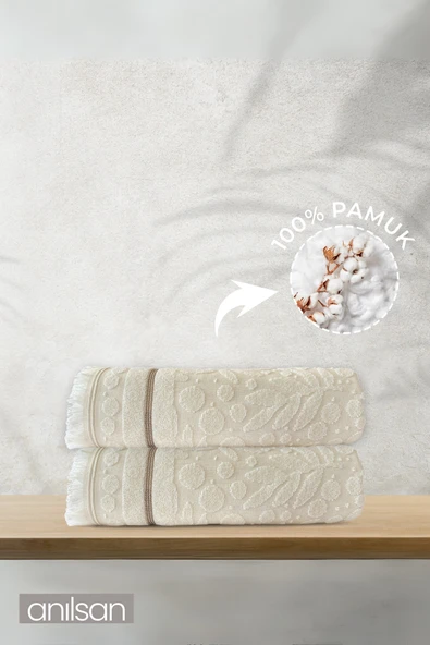 2'li Lera Banyo Havlusu - 70x140 Cm, 570gr, %100 pamuk, Spa Ve Otel Havlusu, Günlük Kullanıma Uygun