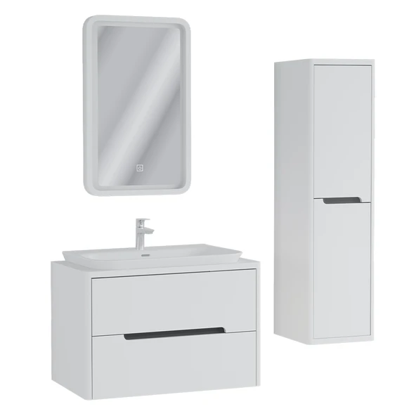 Ubm Arlin 80 Cm Lake Banyo Dolabı Beyaz
