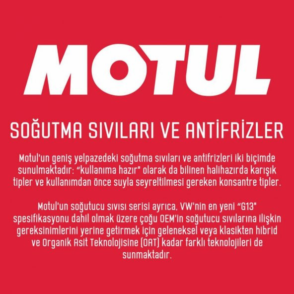 Motul Motocool Expert -37 °C 1 Lt - Motosiklet Sarı Antifriz (6 Adet) - 3