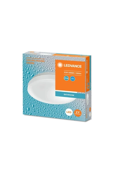 Ledvace Led Plafonyer 18W 6500K 1350lm IP44 Beyaz Işık Armatür