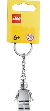 Lego 854305 Silver Minifigure Key Chain