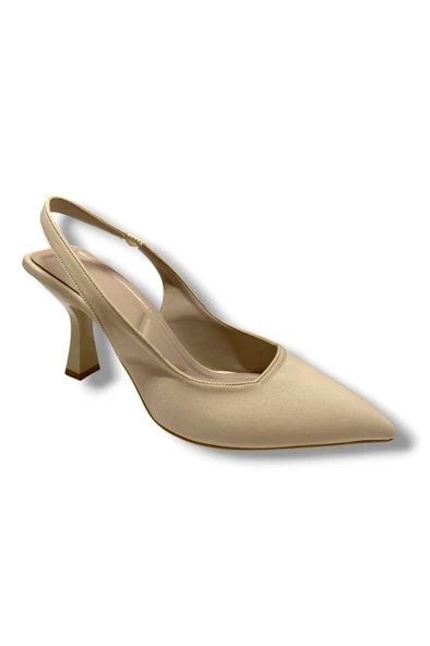 C-Shoes 809-25 Arkası Açık Kısa Topuk Kadın Ayakkabı