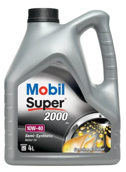 Mobil Super 2000 X1 10W-40 4 lt Motor Yağı - 2023