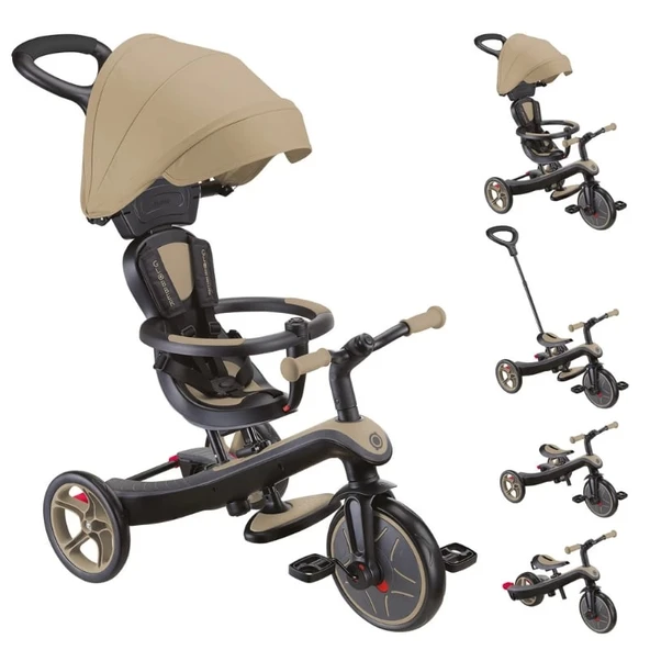 Globber Explorer 4in1 Trike Bisiklet – Kum Beji, Çok Aşamalı Kullanım - Resim 2