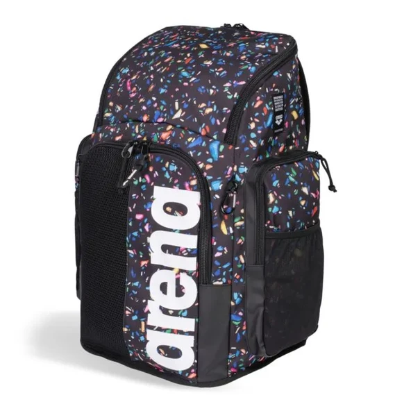 Arena Spiky III Backpack 45 Confetti Black Yüzücü Sırt Çantası 006272133 - 4