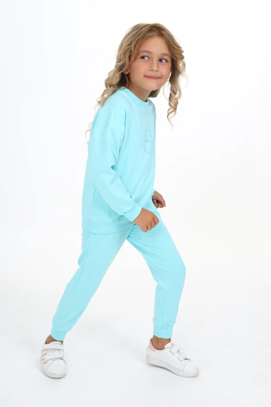 Toontoy Kız Çocuk Baskılı Eşofman Takım - 2