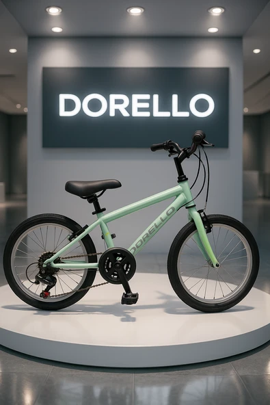 20 jant çocuk bisikleti dorello bisiklet 2070 model yeşil bisiklet