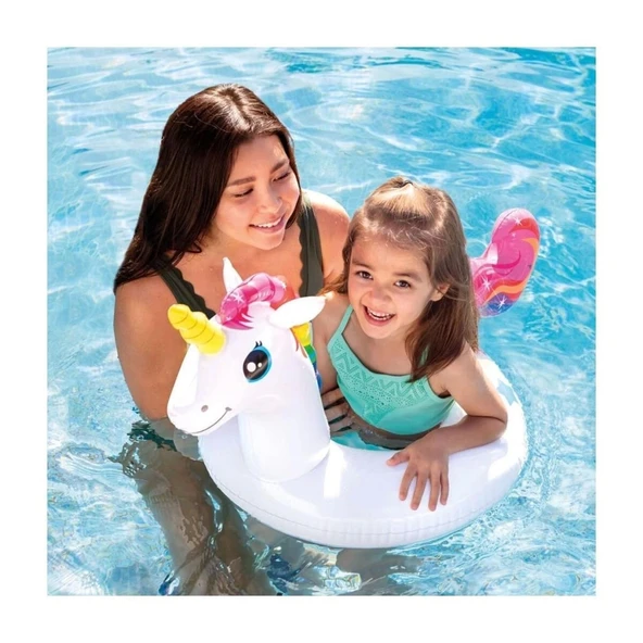 Hayvan Figürlü Simit 3-6 Yaş – Çocuklar İçin Renkli Yüzme Yardımcısı - 5