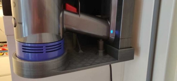 Dyson Duvar Montajı Aparatı Tutucu Raf Stand Düzenleyici Gri - 3
