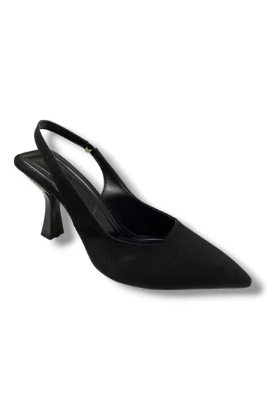 C-Shoes 809-25 Arkası Açık Kısa Topuk Kadın Ayakkabı - 4