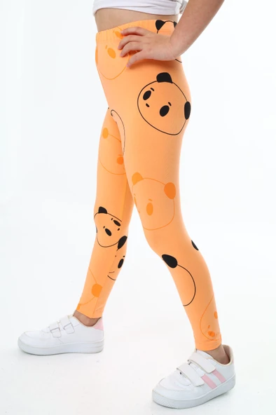 Toontoy Kız Çocuk Baskılı Tayt - 11