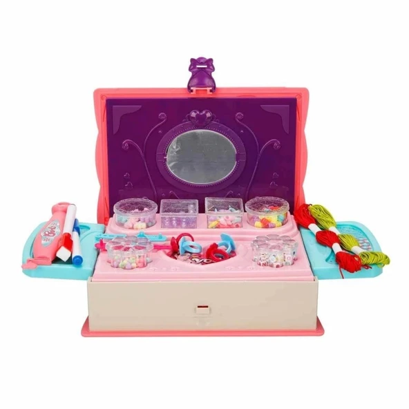 Pretty Pinky 3’ü 1 Arada Boncuk Seti – Yaratıcı Boncuk Tasarım Seti - 5