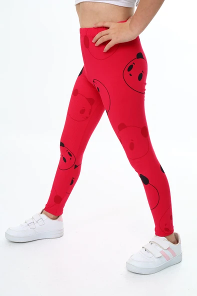 Toontoy Kız Çocuk Baskılı Tayt - 3