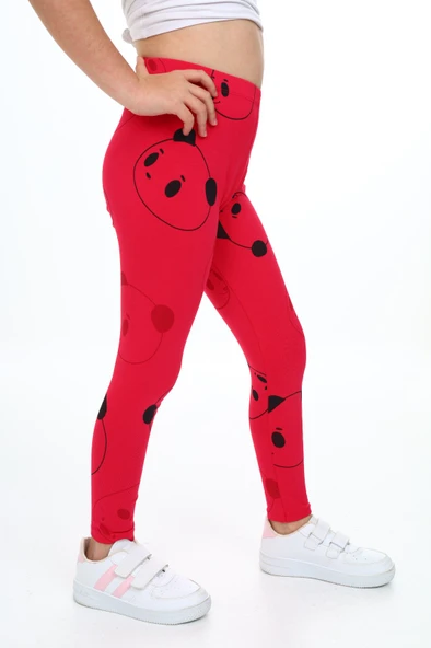 Toontoy Kız Çocuk Baskılı Tayt - 4