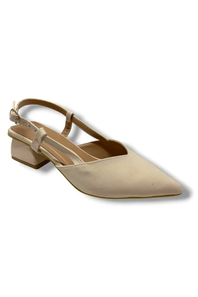 C-Shoes 6004-25 V Ağız Kısa Topuk Kadın Ayakkab