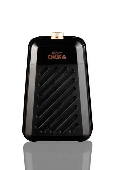 OK0020 Okka Rich Spin Pro Çelik Cezveli Közde Sütlü Türk Kahve Makinesi - Bakır 5 Fincan - 6