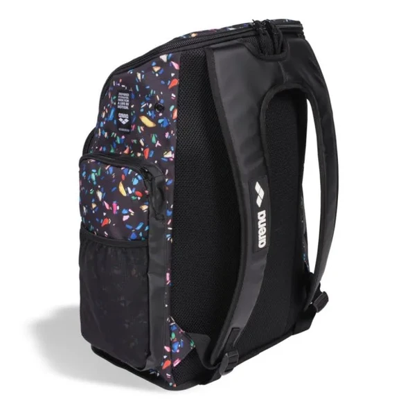 Arena Spiky III Backpack 45 Confetti Black Yüzücü Sırt Çantası 006272133 - 5