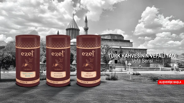 Ezel Vefa Serisi Türk Kahvesi 3'lü Lezzet-250gr - 2
