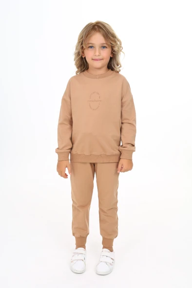 Toontoy Kız Çocuk Baskılı Eşofman Takım - 4