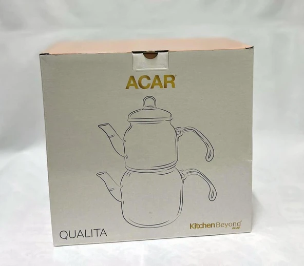 Acar Qualita Viola Mini Emaye Çaydanlık Takımı XAP-07779 - 3