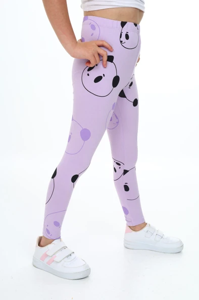 Toontoy Kız Çocuk Baskılı Tayt - 12