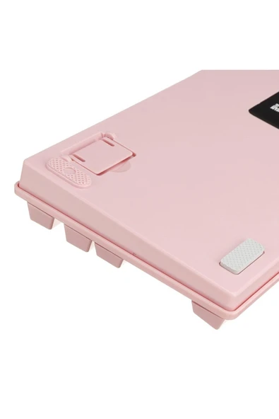 Sarftech Leaven K550 Pembe Usb Led Kablolu 87 Tuşlu Mekanik Oyun Klavyesi - Beyaz (KIRMIZI SWİTCH) - 6