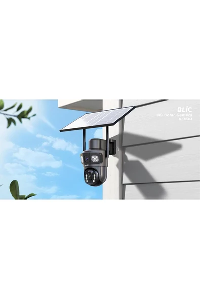 Sarftech 4G 7.5W Solar IP Kamera Çift Ekran 2+2MP Ultra HD Gece Görüşlü Su Geçirmez IP Güvenlik Kamerası - 3