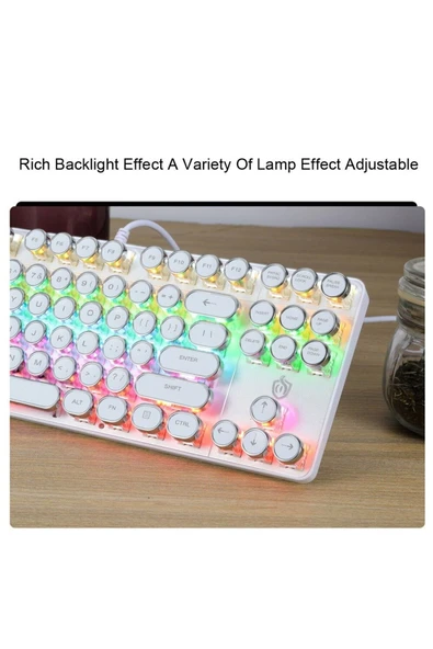 Sarftech Leaven K550 Blue Switch Rgb Mekanik Klavye Daktilo Tarzı-su Geçirmez - 7