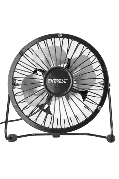Everest Efn-482 Masaüstü Metal Siyah Usb Fan