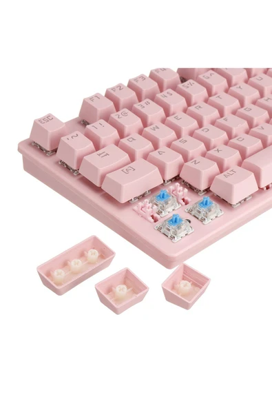 Sarftech K5.50 RGB Hot-Swap 1.Sınıf Hissiyat Ekstra Yedek Switch ve Aksesuarlı Mekanik Gaming Oyuncu Klavyesi - 5