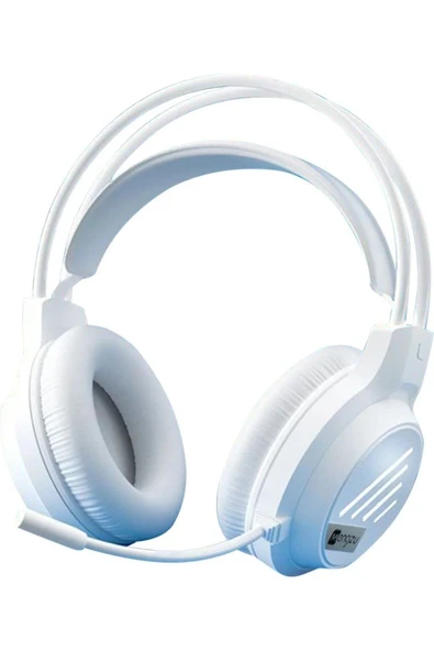 Sarftech YR-100 Rgb Aydınlatmalı Mikrofonlu Gaming Oyuncu Kulaklığı - 3.5mm Jack + USB - Beyaz ürün görseli 1