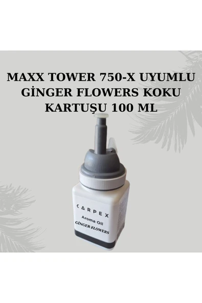 Carpex GİNGER FLOWERS Maxx Tower 750-X Koku Kartuşu 100 ML