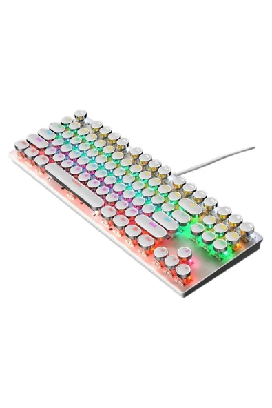 Sarftech Leaven K550 Blue Switch Rgb Mekanik Klavye Daktilo Tarzı-su Geçirmez - 2