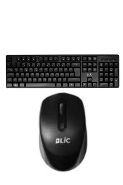 Sarftech BKB1 Siyah Türkçe Q Ev Ofis Kullanıma Uygun Kablosuz Klavye Mouse Set