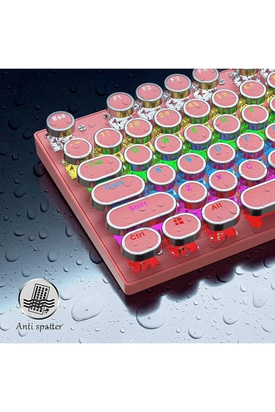 Sarftech Leaven K550 Blue Switch Rgb Mekanik Klavye Daktilo Tarzı-su Geçirmez - 6