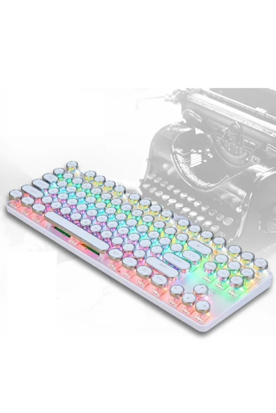 Sarftech Leaven K550 Blue Switch Rgb Mekanik Klavye Daktilo Tarzı-su Geçirmez - 6