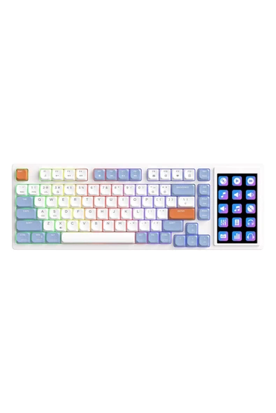 Sarftech AK820 %75 Mekanik  Dokunmatik Akıllı Ekranlı Bağlantı Modlu Profesyonel Gaming Klavye