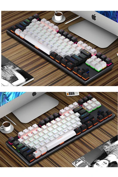 Sarftech K5.50 RGB Hot-Swap 1.Sınıf Hissiyat Ekstra Yedek Switch ve Aksesuarlı Mekanik Gaming Oyuncu Klavyesi - 4