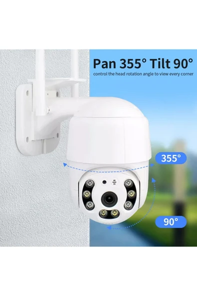 SECULUDA Wifi Smart Ip Güvenlik Kamera Motorlu 1080p 2mp