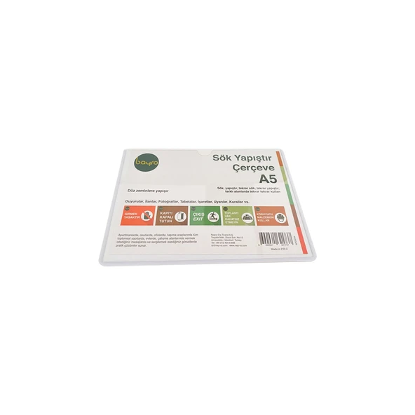 SÖK YAPIŞTIR ÇERÇEVE A5 (NP00044) YATAY ürün görseli 1