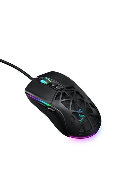 Sarftech Rgb 7 Tuşlu 12.800dpi Makrolu Yazılım App Destekli Değiştirilebilir Başlıklı Gaming Oyuncu Mouse - 4