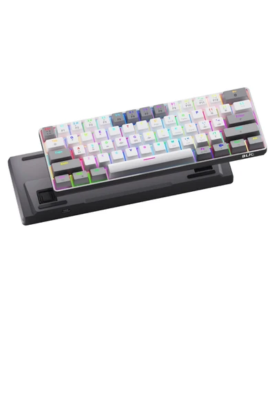 Sarftech T60 MAX PRO Türkçe Q Mini Rgb Red Switch App Uygulamalı Antighosting Mekanik Gaming Oyuncu Klavyesi - 2