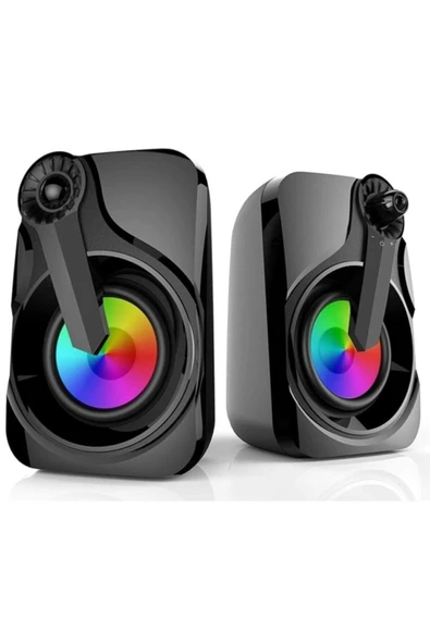 Mikado Md-x27 3wx2 Usb Led Işıklı Hoparlör Set
