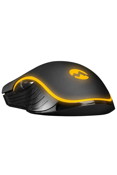 Everest SM-G56 CORAX Usb Siyah 7D Optik 7200dpi LED Işıklı Gaming Oyuncu Mouse - 6