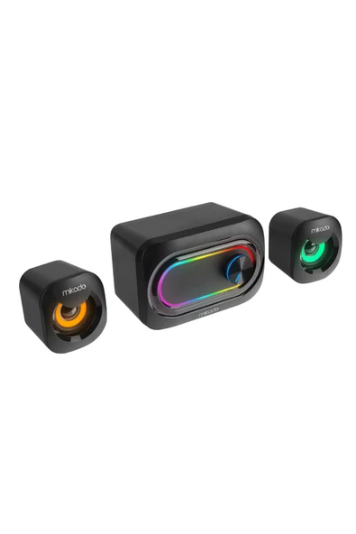 Mikado MD-511 5W+3W×2 USB RGB Ledli 2.1 Gaming Speaker Bilgisayar Hoparlör - 3