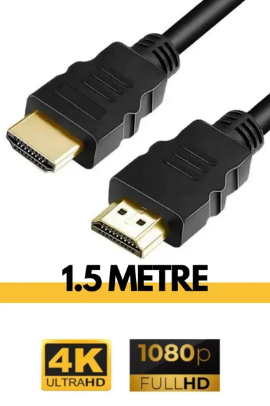 Sarftech Ultra HD 4K HDMI Kablosu 1,5Metre Yüksek Hızlı HI-Speed 3.0 Çift Kat 1.Sınıf Örgülü HDMI Kablo ürün görseli 1