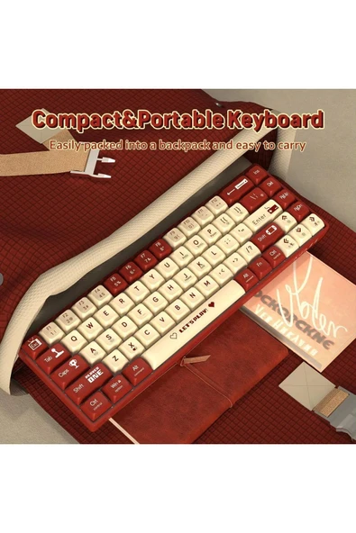 Sarftech AK680 %60 Boy Yazılım Uygulamalı  Hot-Swap Kablolu Gaming Klavye Switch Hediyeli Oyuncu Klavyesi - 2